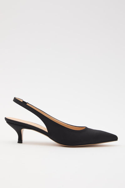 Slingback Nero Donna