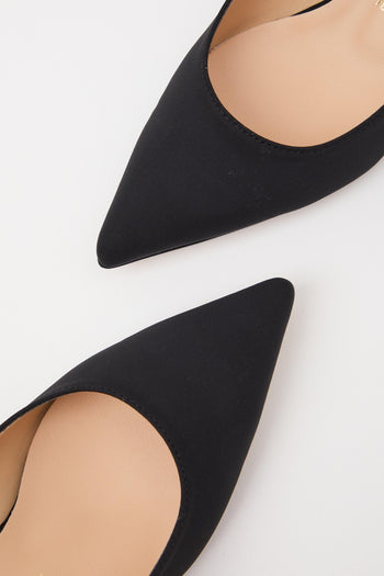Slingback Nero Donna - 6