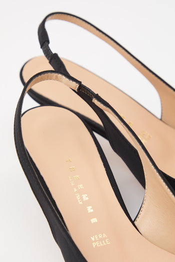 Slingback Nero Donna - 8