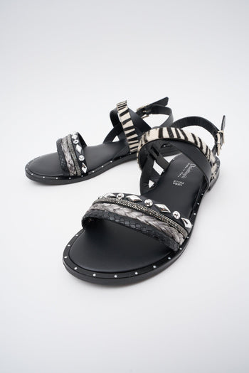 Sandalo Nero Donna - 6