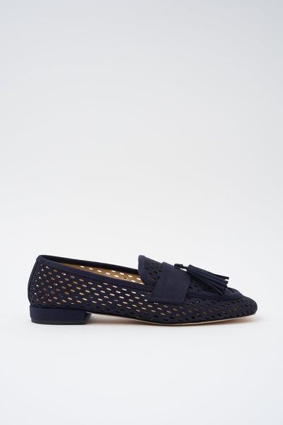 Mocassino Blu Donna