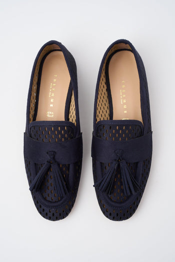 Mocassino Blu Donna - 4
