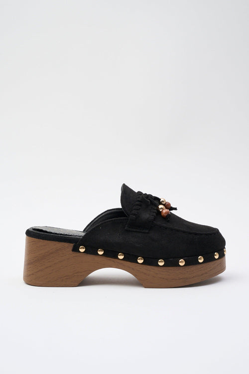 Zoccolo Black Donna