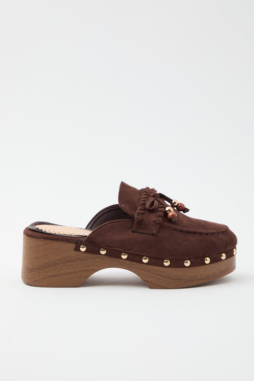 Zoccolo Brown Donna