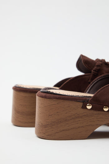 Zoccolo Brown Donna - 4
