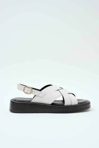 Zeppa Off White Donna