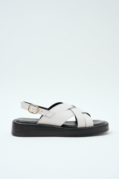 Zeppa Off White Donna