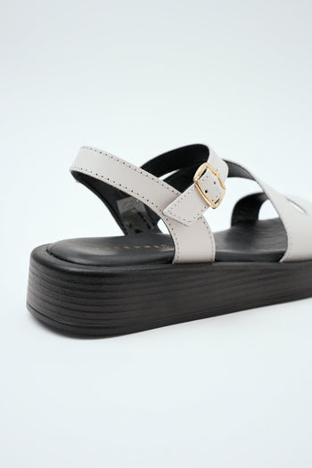 Sandalo Off White Donna - 4