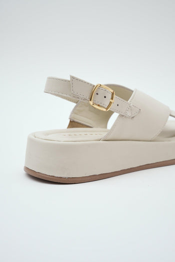 Sandalo Off White Donna - 5