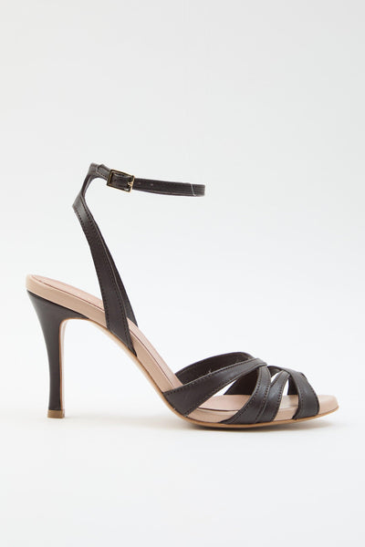 Sandalo Carne/cioccolato Donna