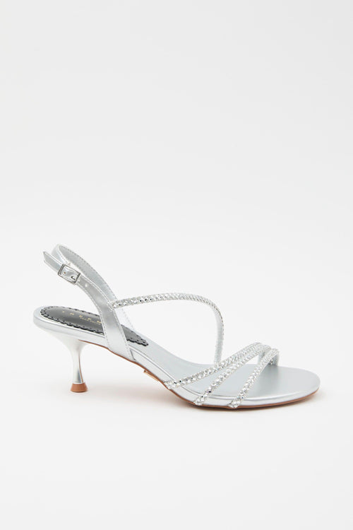 Sandalo Argento Donna