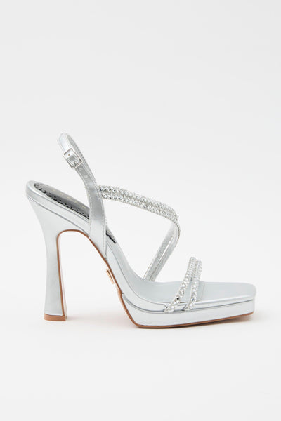 Sandalo Argento Donna