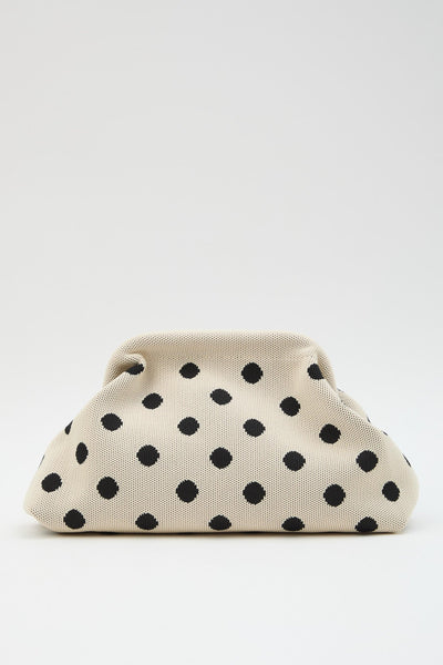 Borsa Pois Beige/nero Donna