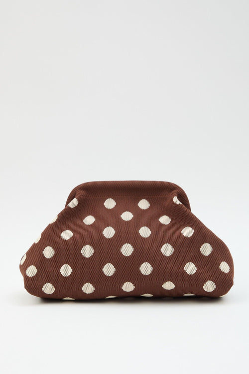 Borsa Pois Marrone/beige Donna