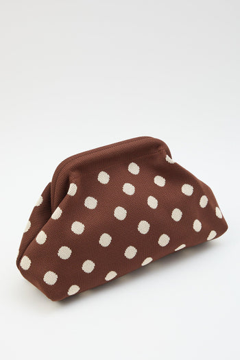 Borsa Pois Marrone/beige Donna - 2