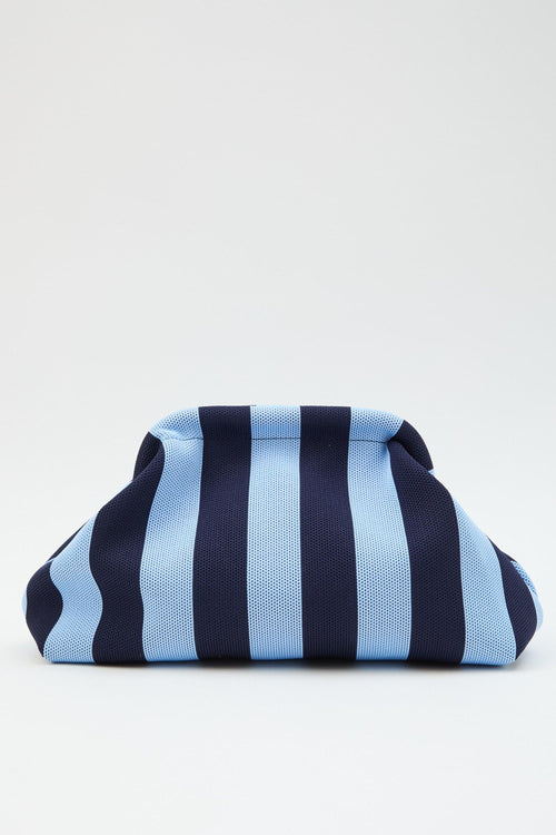 Borsa Righe Blu/azzurro Donna
