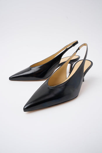 Slingback Nero Donna - 5