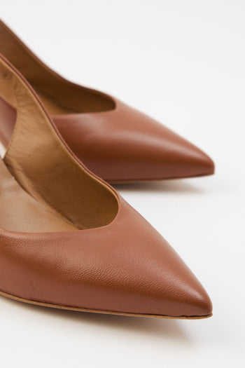 Slingback Cuoio Donna - 4