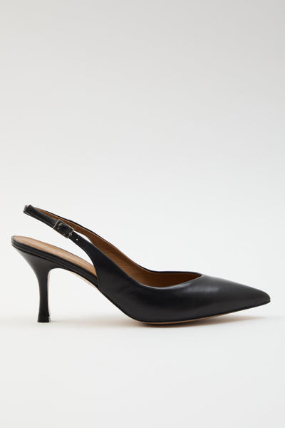 Slingback Nero Donna