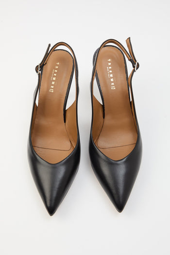 Slingback Nero Donna - 4