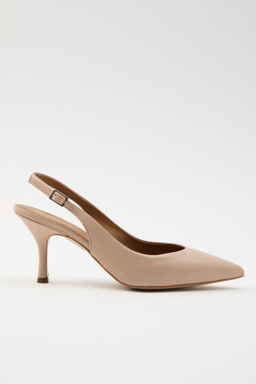 Slingback Nude Donna