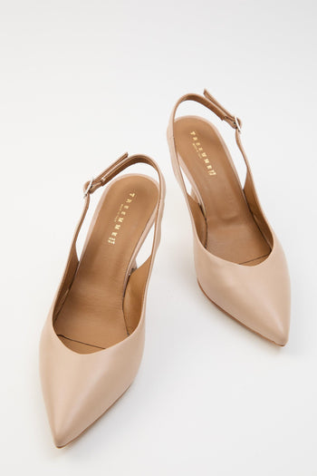 Slingback Nude Donna - 6