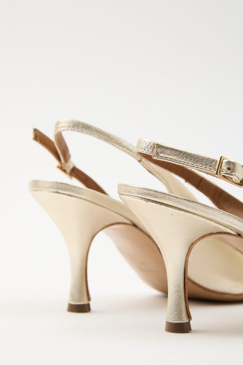 Slingback Platino Donna - 5