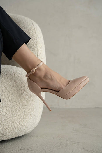 Décolleté Beige Donna - 8