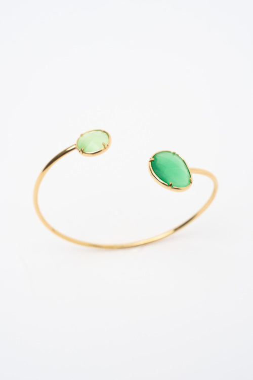 Bracciali Oro/verde Donna