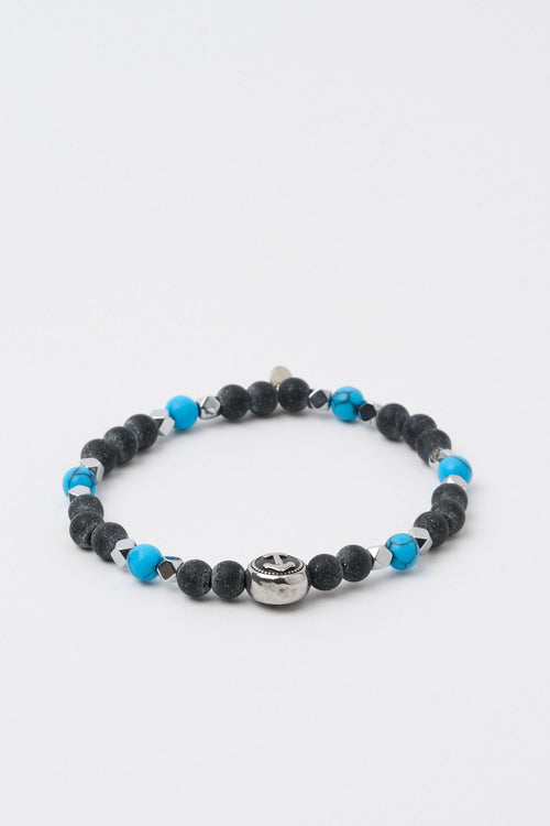 Bracciali Nero/azzurro Uomo