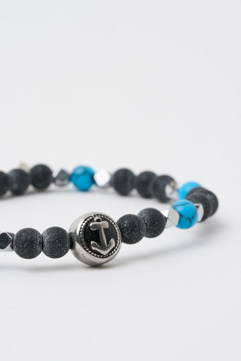Bracciali Nero/azzurro Uomo - 2