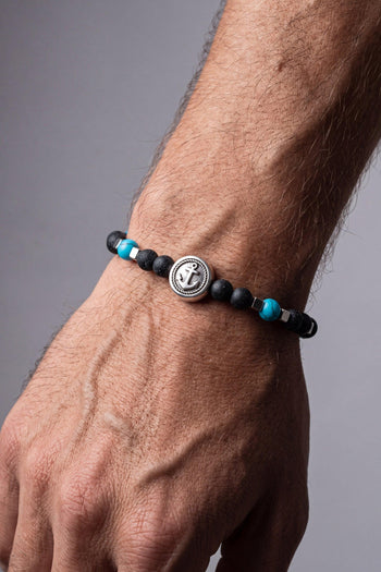 Bracciali Nero/azzurro Uomo - 3