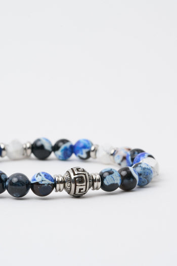 Bracciali Nero/bianco/blu Uomo - 2