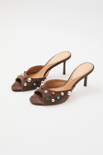 Ciabatta Dark Brown Donna - 2