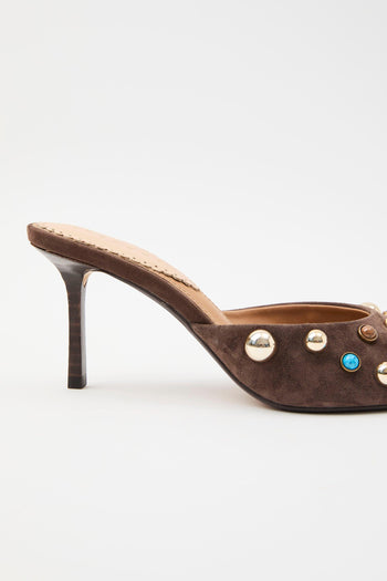 Ciabatta Dark Brown Donna - 7