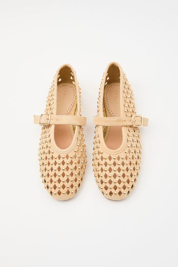 Ballerina Beige Donna - 3