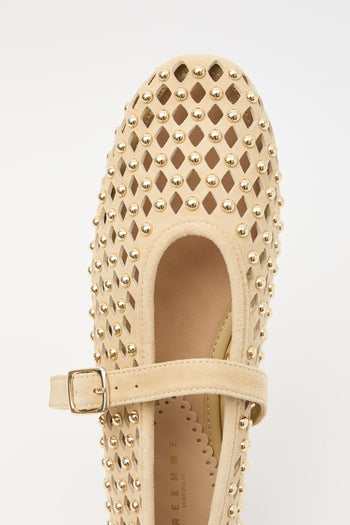 Ballerina Beige Donna - 8