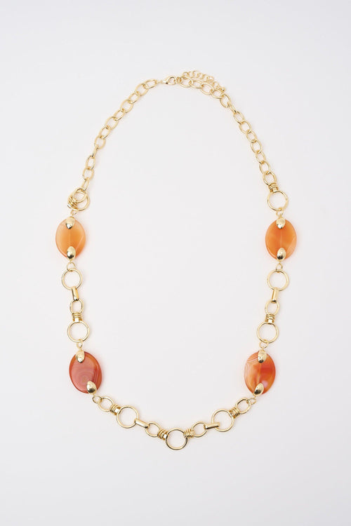 Collane Oro/arancio Donna