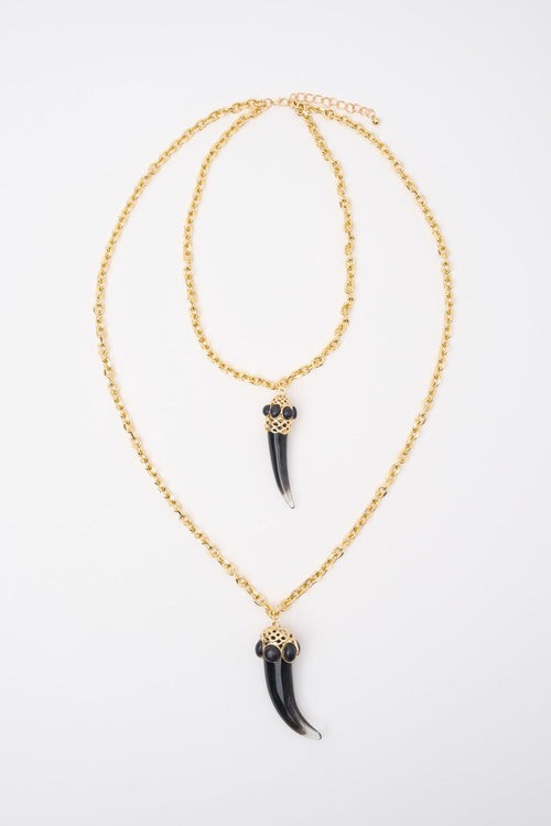 Collane Oro/nero Donna