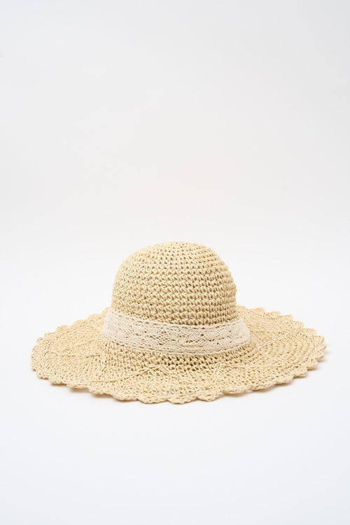 Cappello Beige/panna Donna