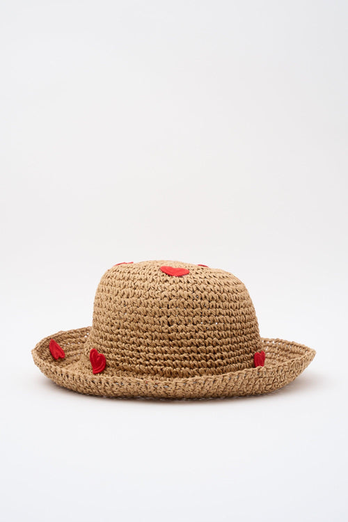 Cappello Cuore/beige Donna