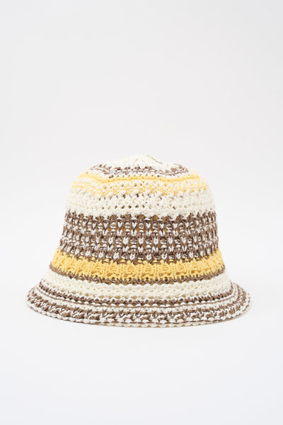Cappello Tortora/giallo/bianco Donna
