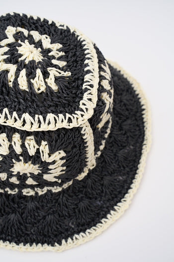 Cappello Nero/beige Donna - 2