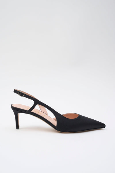 Slingback Nero Donna