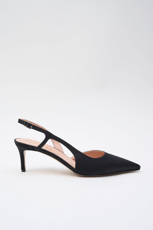 Slingback Nero Donna