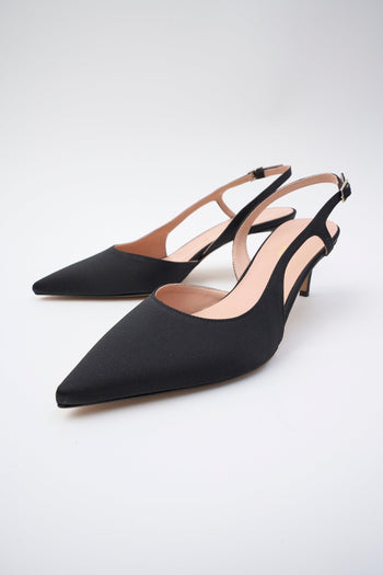 Slingback Nero Donna - 6