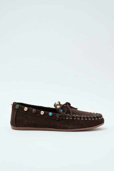 Mocassino Mogano Donna