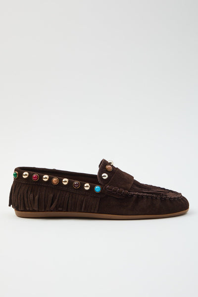 Mocassino Mogano Donna