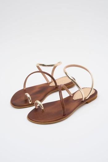 Sandalo Brown/pitone Donna - 2