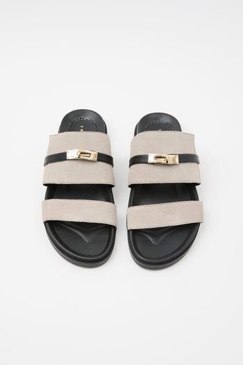 Ciabatta Taupe Donna - 3